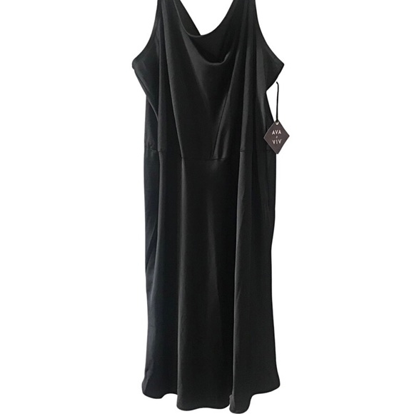 Satin Slip Dress - Picture 2 of 8